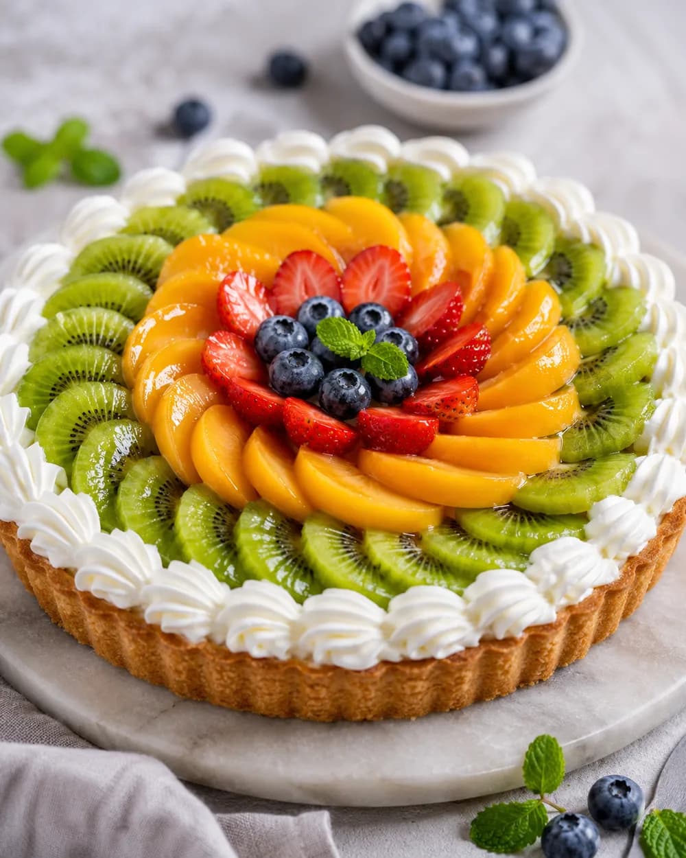 Tarta de frutas artesanal de Antojos